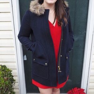 J. Crew Vail Parka, Navy Size 6